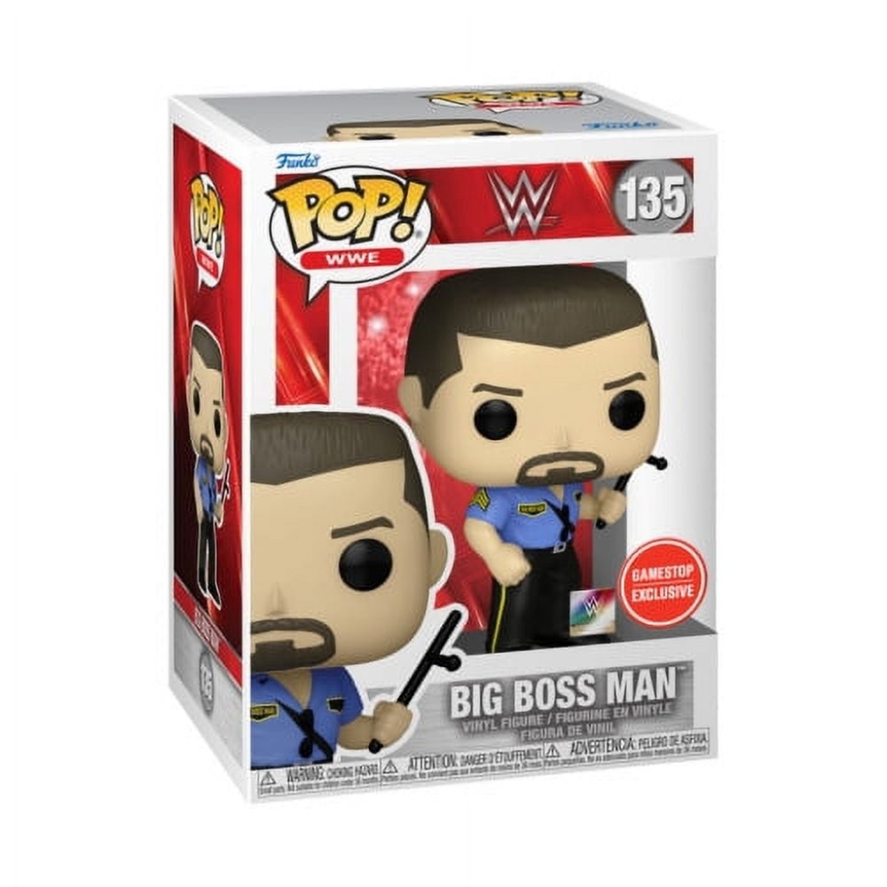 WWE Big Boss Man #135 Funko Pop! Vinyl Figure Wrestling NEW HOF